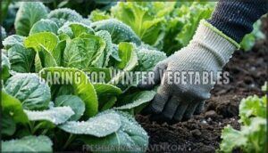 caring for winter vegetables