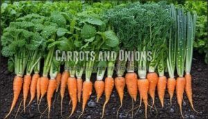carrots and onions