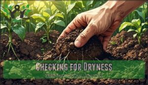 checking for dryness