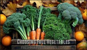 choosing fall vegetables