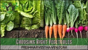 choosing right vegetables