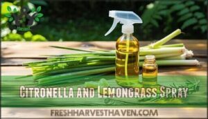citronella and lemongrass spray