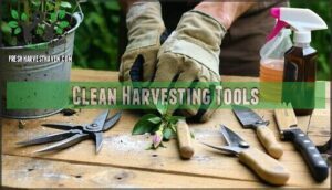 clean harvesting tools