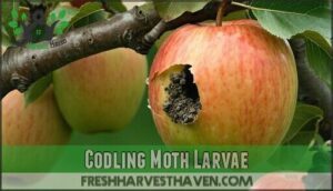 codling moth larvae