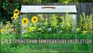 cold frames for temperature insulation