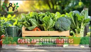 color and size indicators