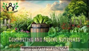 composting and adding nutrients
