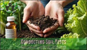 conducting soil tests