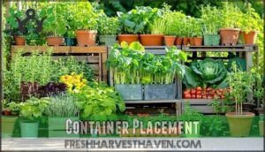 container placement