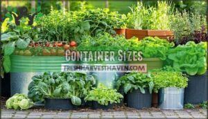 container sizes