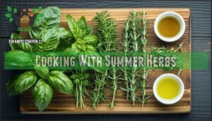 cooking with summer herbs