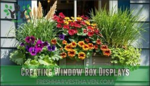 creating window box displays