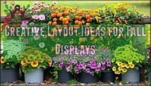 creative layout ideas for fall displays