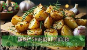 crispy smashed potatoes