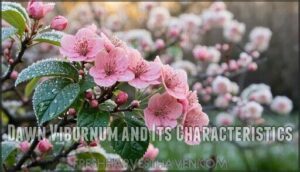 dawn viburnum and its characteristics