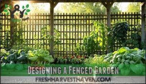 designing a fenced garden