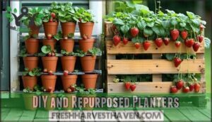 diy and repurposed planters