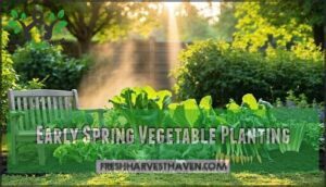 early spring vegetable planting