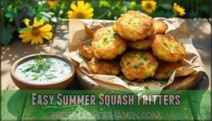 easy summer squash fritters