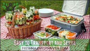 easy to transport and serve
