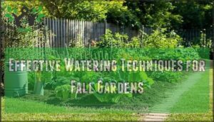 effective watering techniques for fall gardens