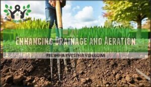 enhancing drainage and aeration