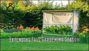 extending fall gardening season
