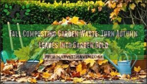 fall composting garden waste