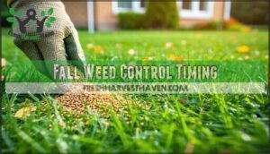 fall weed control timing