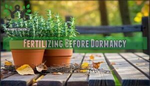 fertilizing before dormancy