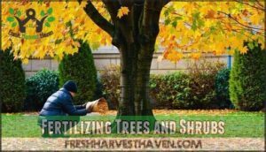fertilizing trees and shrubs