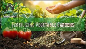 fertilizing vegetable gardens