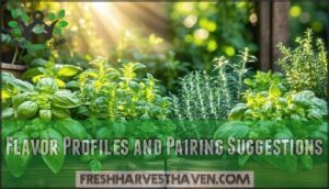 flavor profiles and pairing suggestions