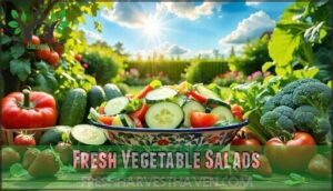 fresh vegetable salads