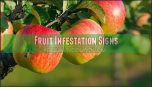 fruit infestation signs