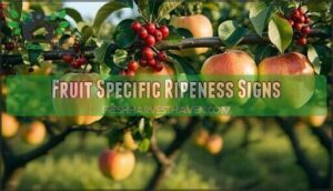 fruit specific ripeness signs