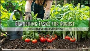 gardening tasks for august