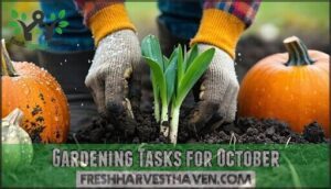 gardening tasks for october