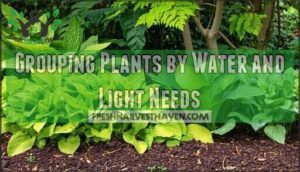 grouping plants by water and light needs