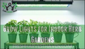 grow lights for indoor herb gardens