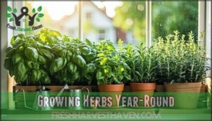 growing herbs year-round