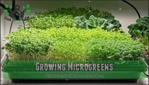 growing microgreens