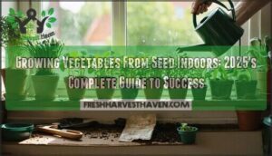 growing vegetables from seed indoors