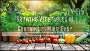 growing vegetables in containers