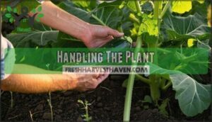 handling the plant