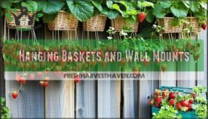 hanging baskets and wall mounts