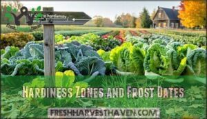 hardiness zones and frost dates
