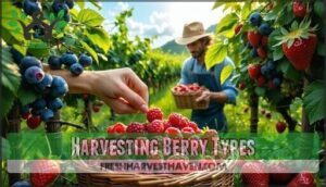 harvesting berry types