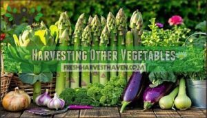 harvesting other vegetables