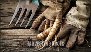 harvesting roots